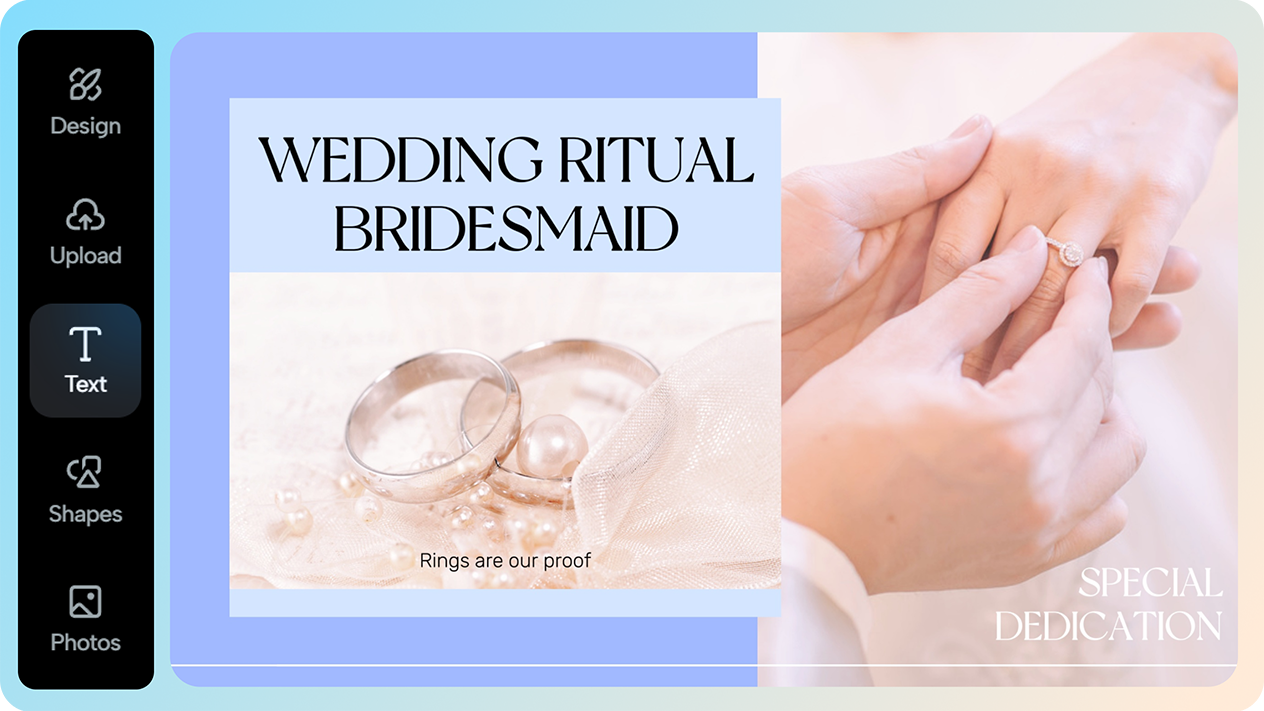 Create a wedding program